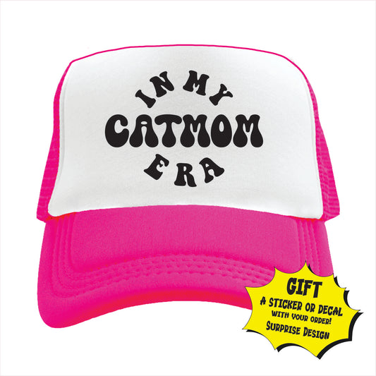 In my cat mom era Trucker Hat Cap