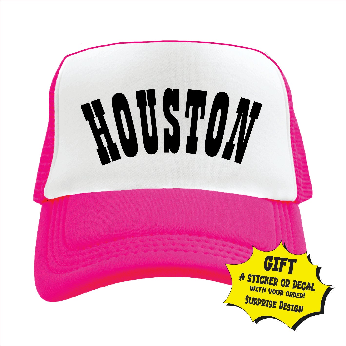 Houston Trucker Hat Cap