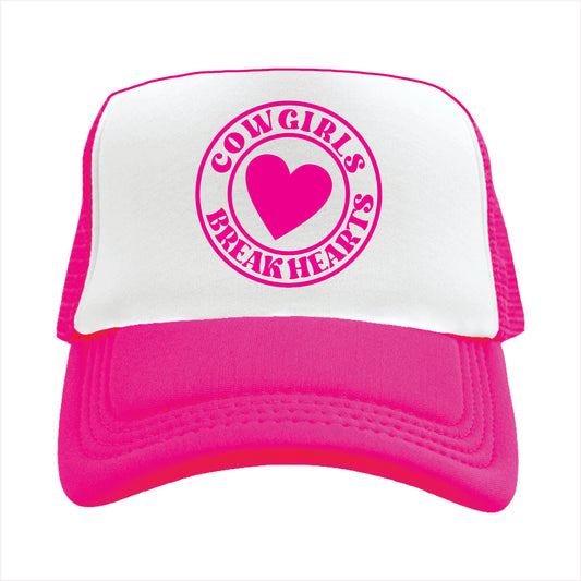 Cowgirls break hearts Trucker Hat Cap