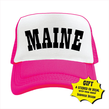 Maine Trucker Hat Cap