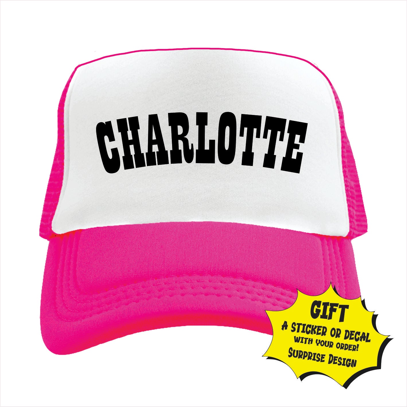 Charlotte Trucker Hat Cap