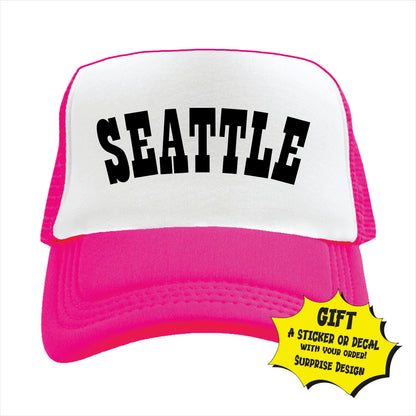 Seattle Trucker Hat Cap
