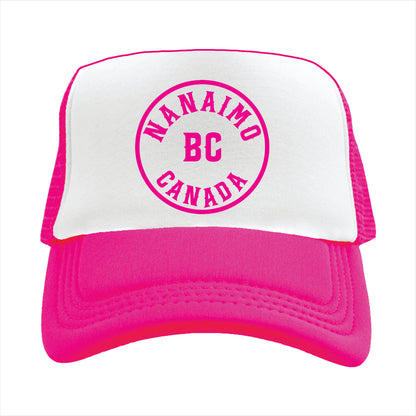 Nanaimo BC Canada Pink Hat Trucker 