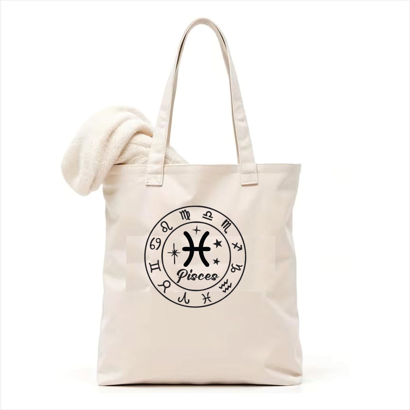Pisces zodiac horoscope tote bag 3