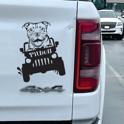 PITBULL DOG off road Vinyl Decal Sticker