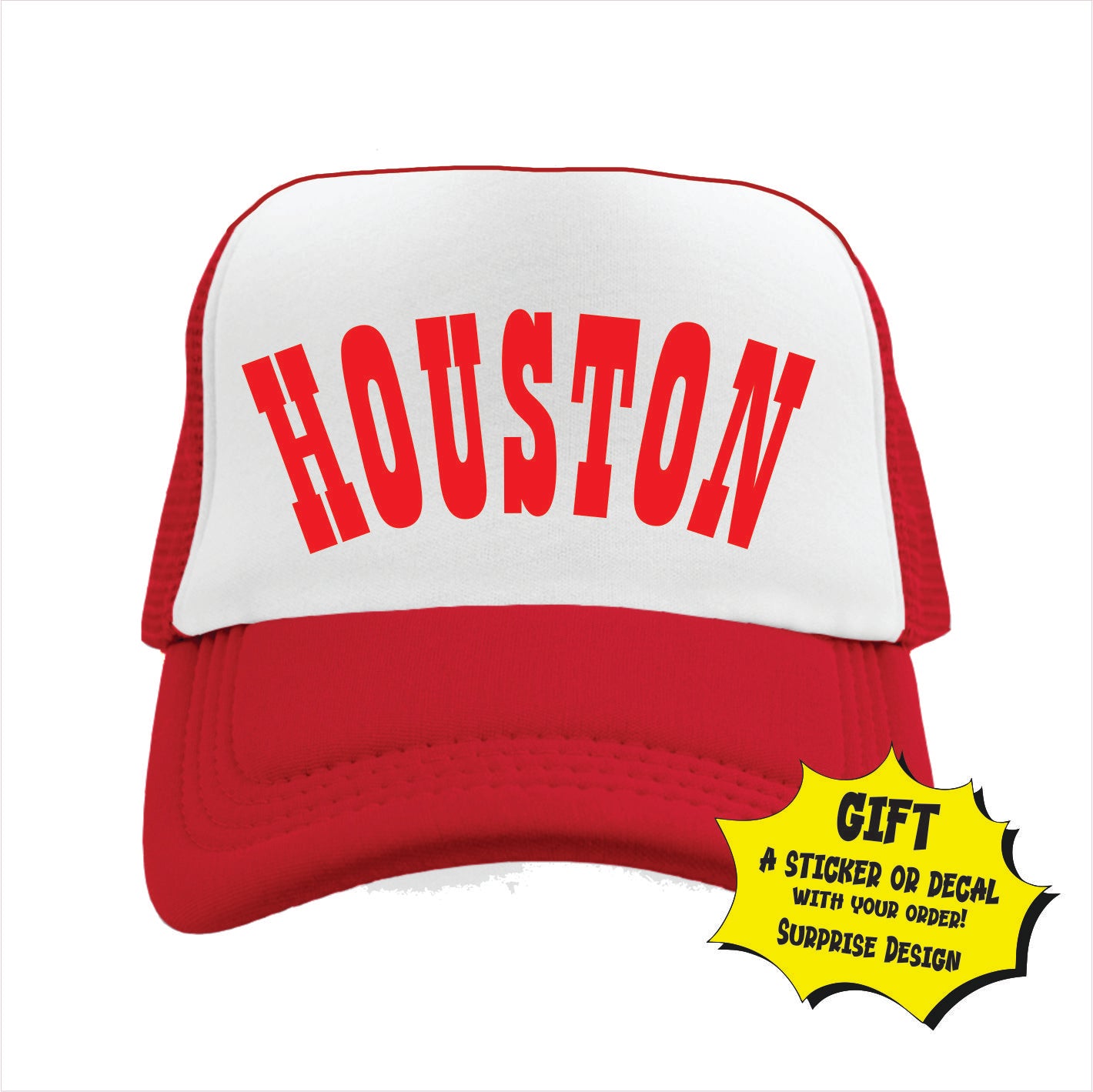 Houston Trucker Hat Cap