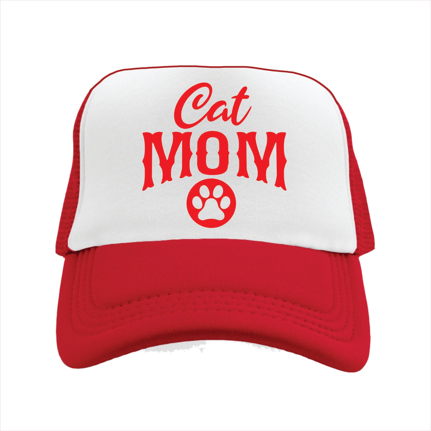Cat Mom Trucker Hat Cap