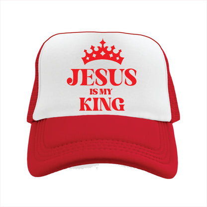 Jesus is my King Trucker Hat Cap