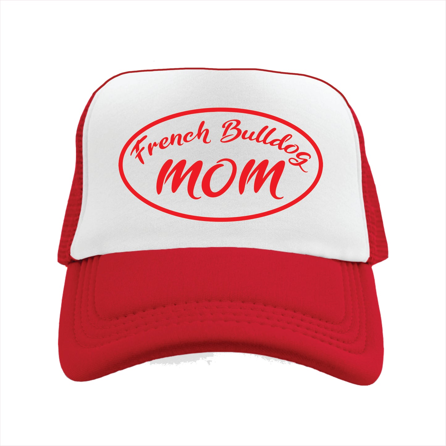 French Bulldog Mom Trucker Hat Cap
