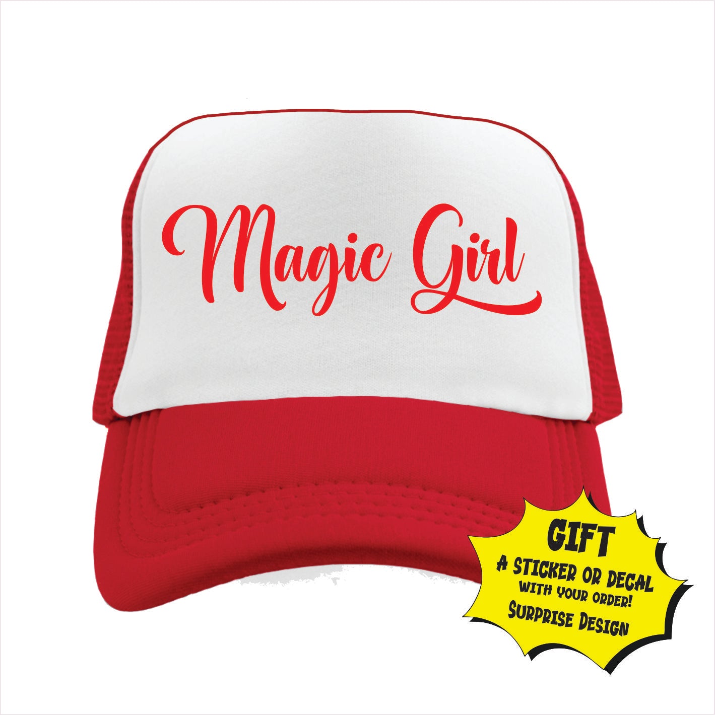 Magic Girl Trucker Hat Cap