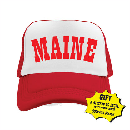 Maine Trucker Hat Cap
