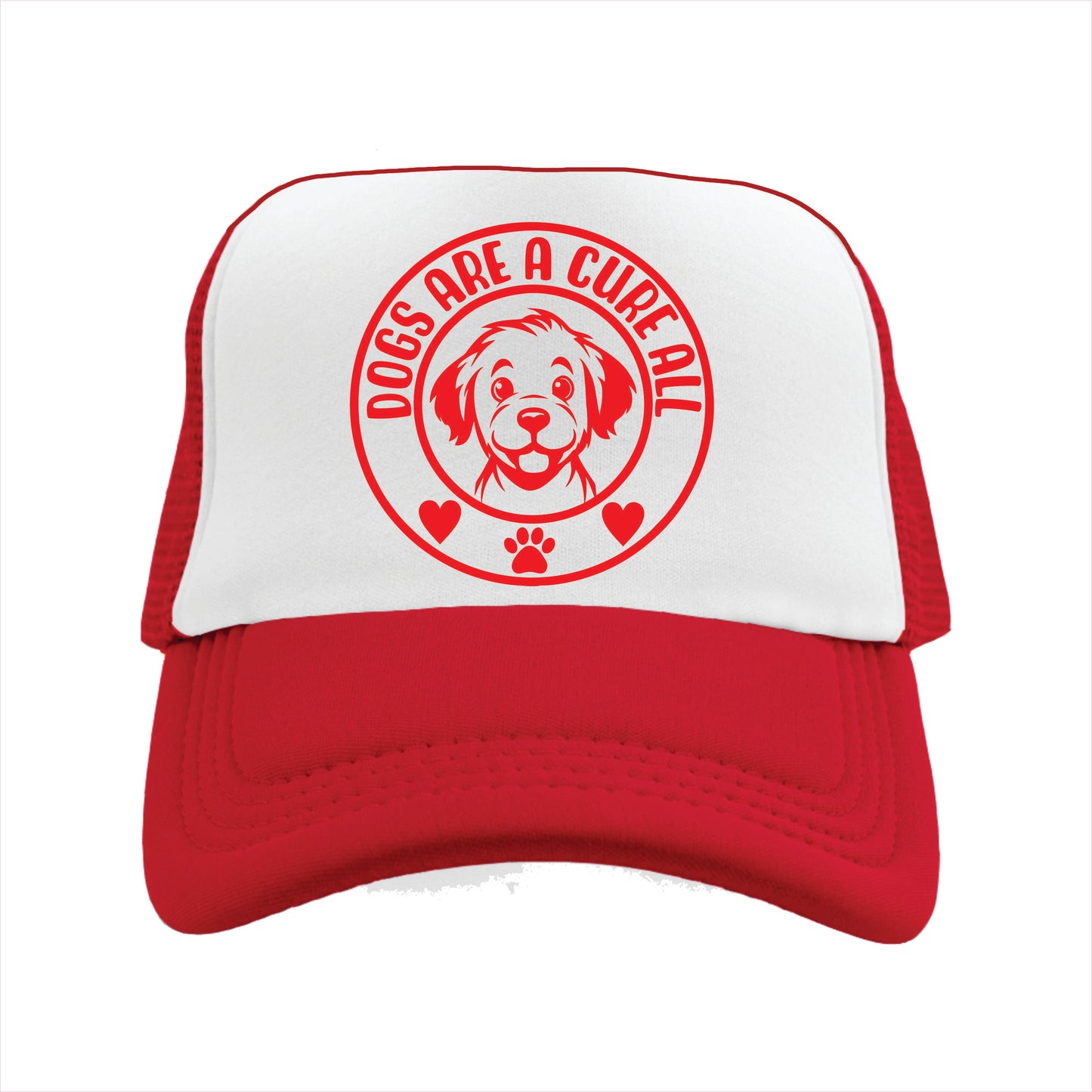 Dogs are a cure-all Trucker Hat Cap