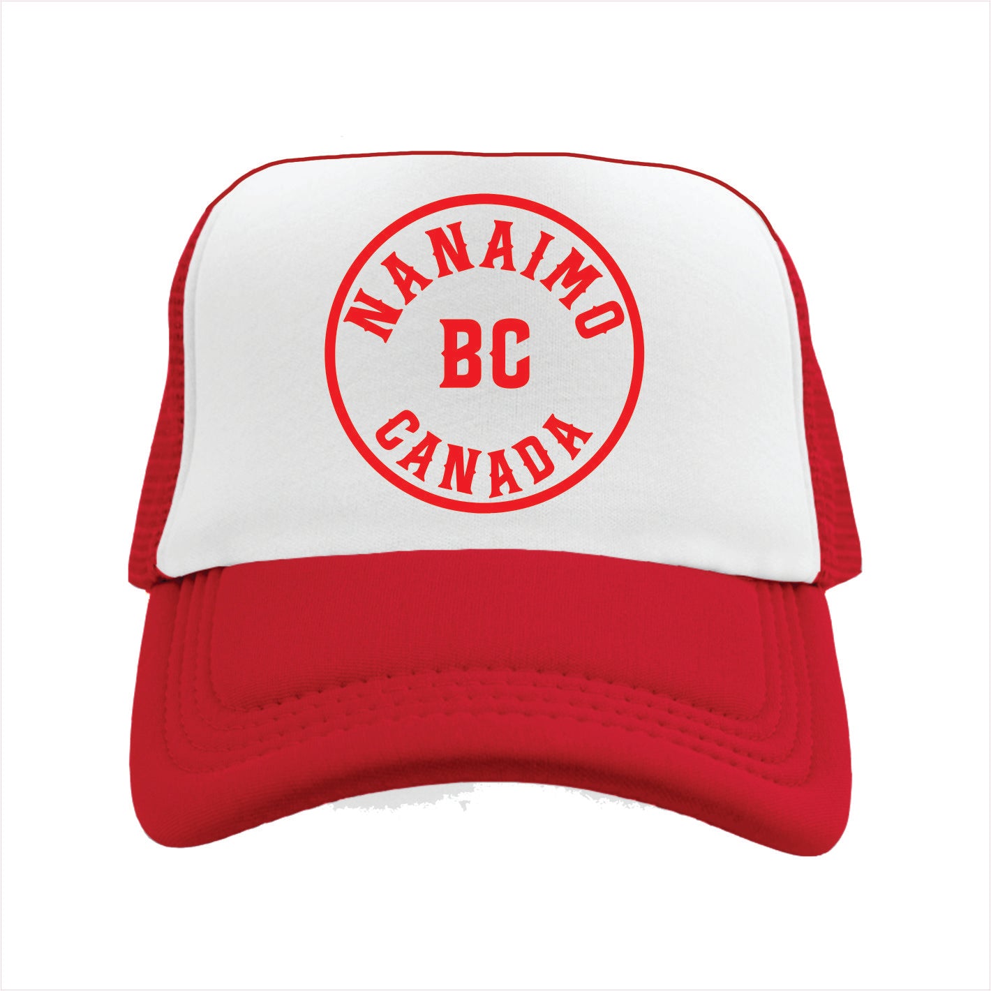 Nanaimo BC Canada Red Hat Trucker 