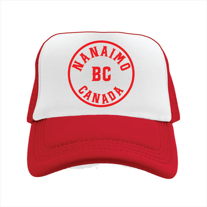 Nanaimo BC Canada Red Hat Trucker 