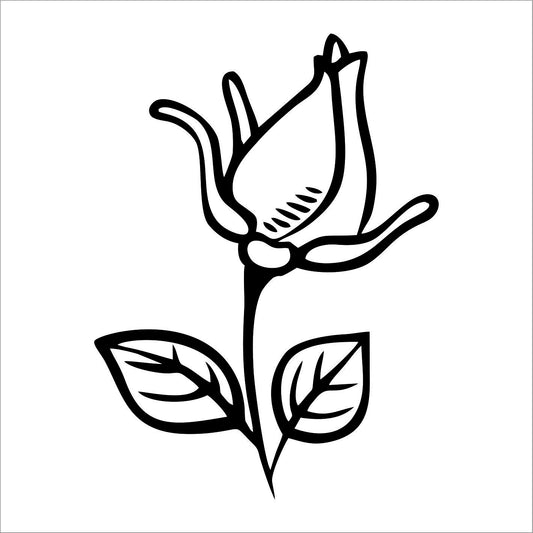 Rose Spring Vinyl Decal Sticker