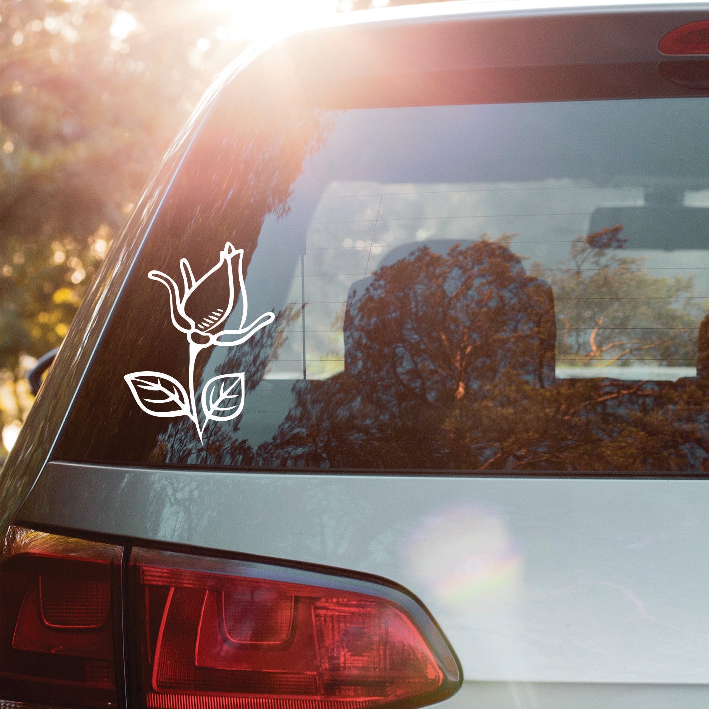 Rose Spring Vinyl Decal Sticker