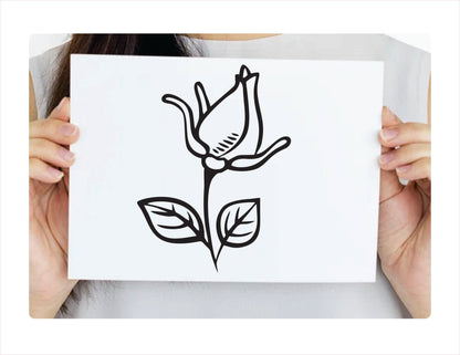 Rose Spring Vinyl Decal Sticker  FREE shipping
