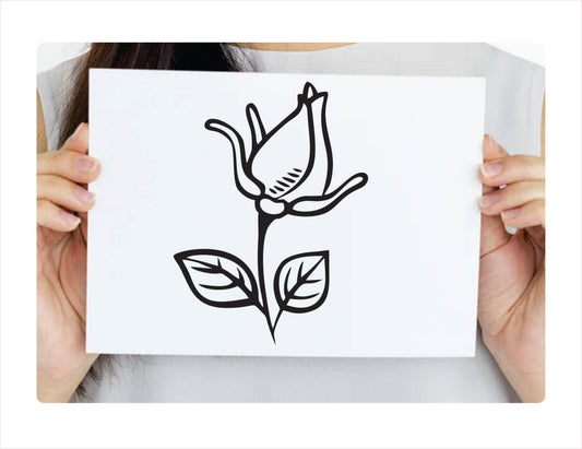 Rose Spring Vinyl Decal Sticker  FREE shipping