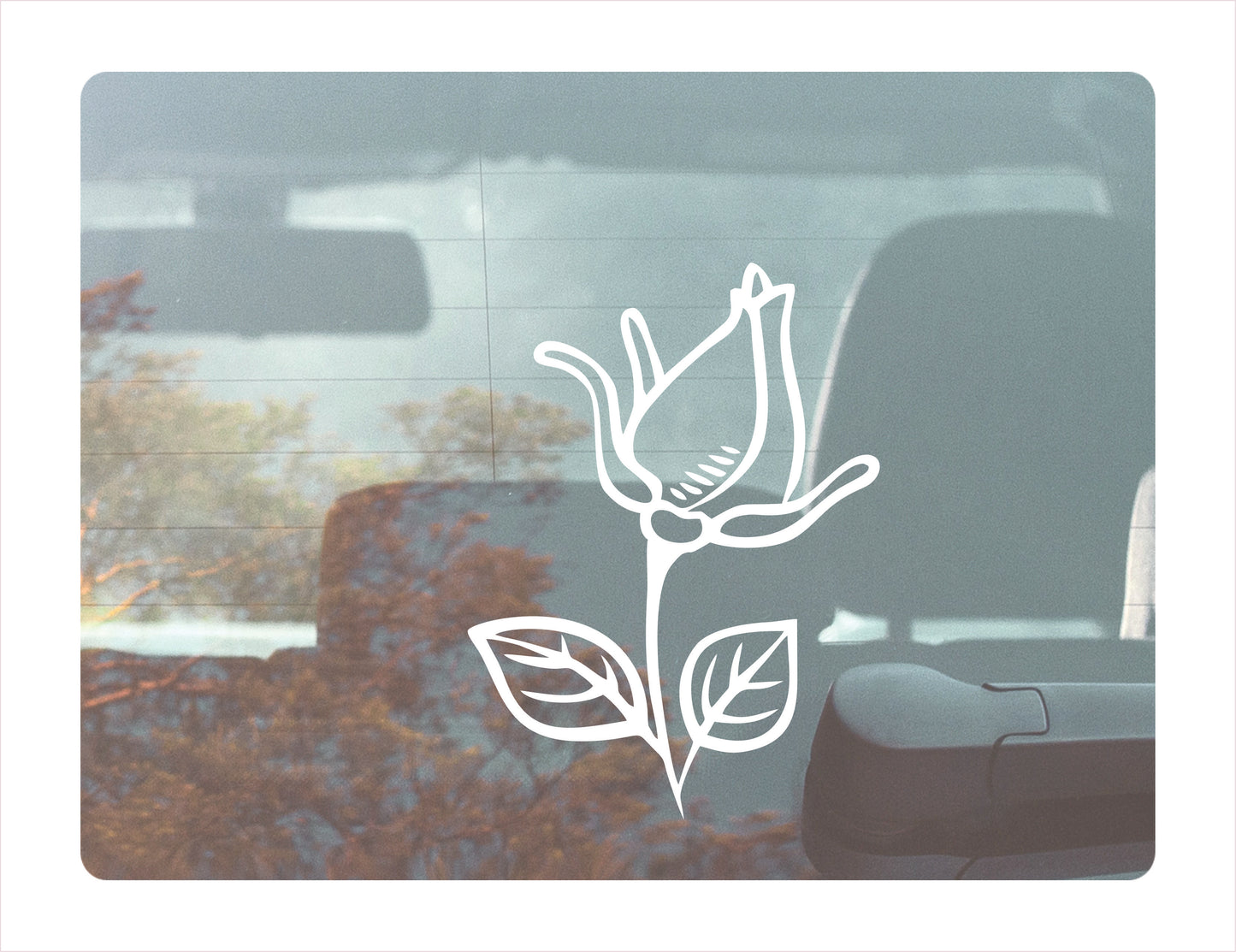 Rose Spring Vinyl Decal Sticker  FREE shipping
