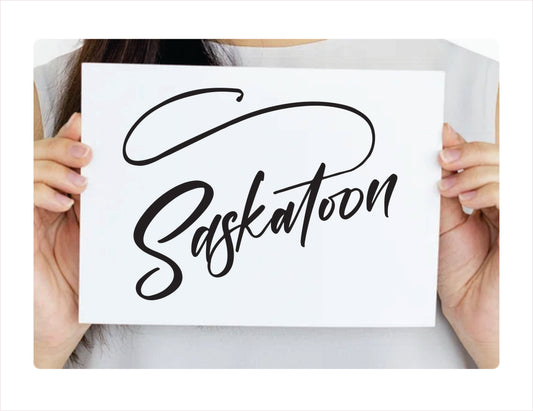 Saskatoon Fishing Decal Sticker - FREE shipping