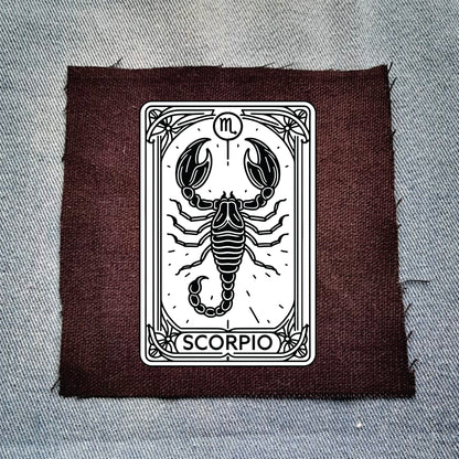 Scorpio Zodiac Black Patch