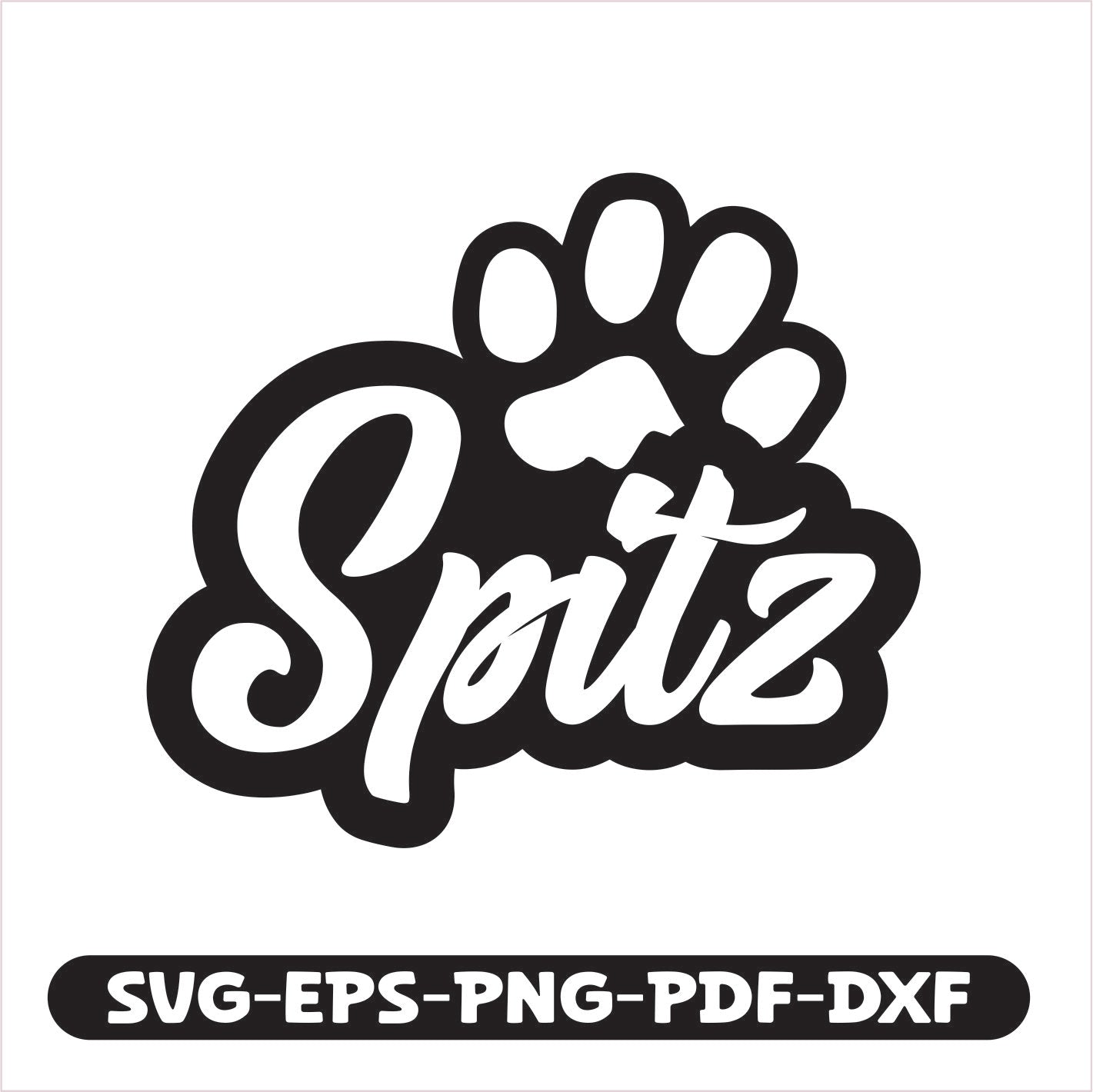 Spitz Paw SVG EPS PNG PDF DXF Cutting