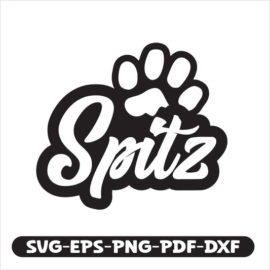 Spitz Paw SVG EPS PNG PDF DXF Cutting