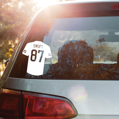 swift 87 jersey vinyl decals by ecorootstore