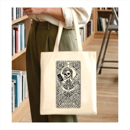 The boss babe skull tote bag 1