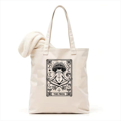 The frog tarot tote bag 3