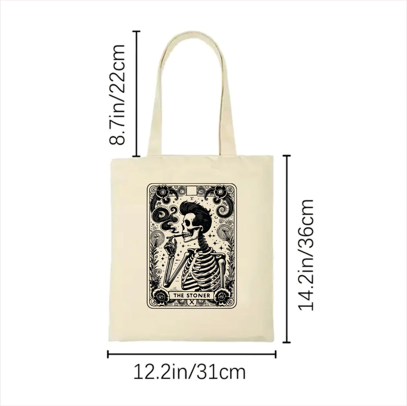 The stoner tarot tote bag 2