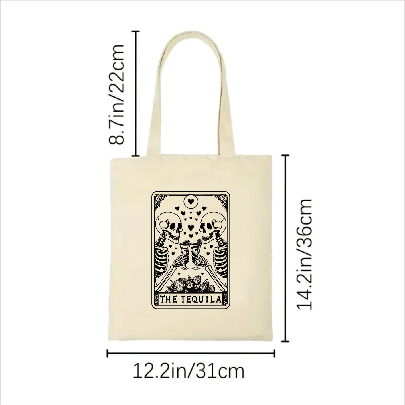 The tequila tarot tote bag 2