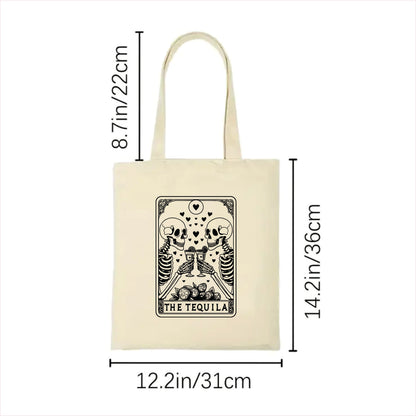 The tequila tarot tote bag 2