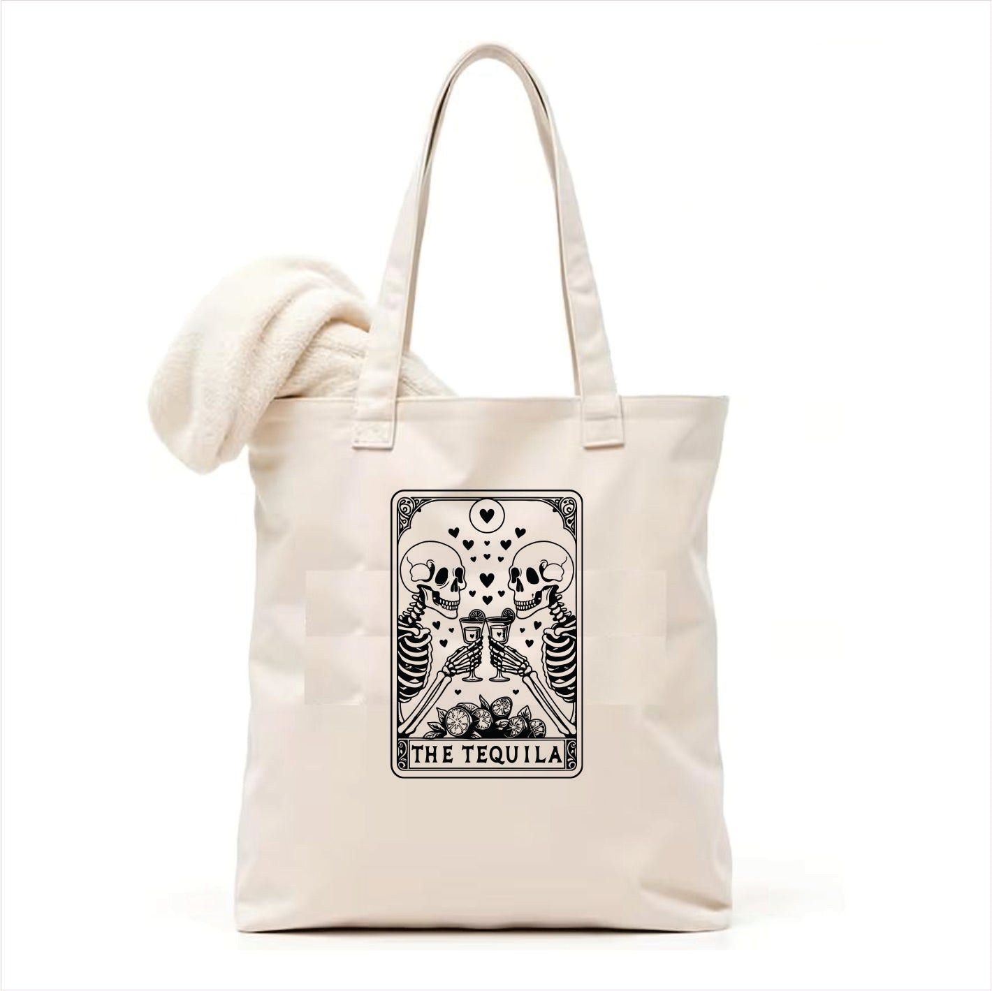The tequila tarot tote bag 3