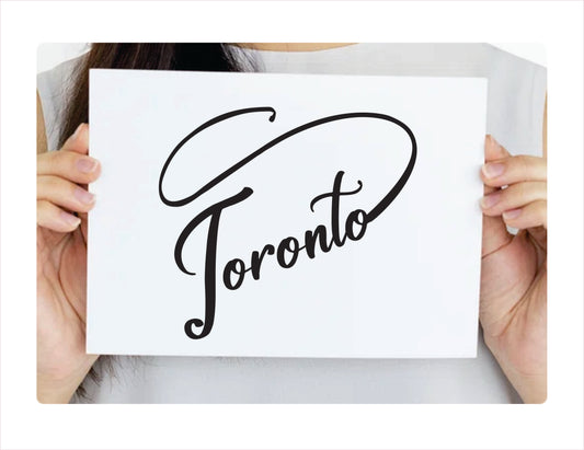 Toronto Fishing Decal Sticker - FREE shipping