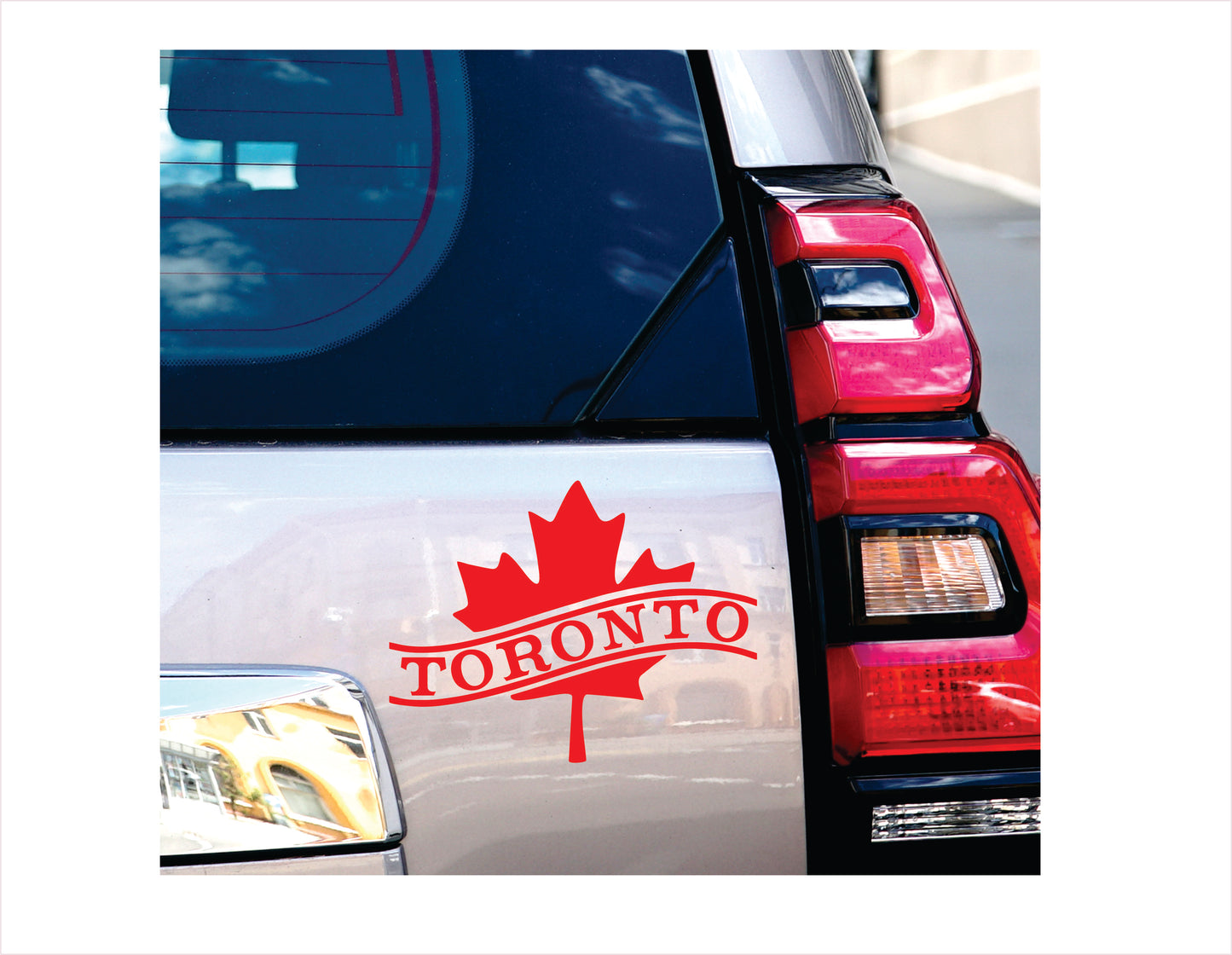 Toronto Canada Red Decal Sticker