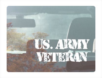 US. Army Veteran Decal Sticker - FREE shipping