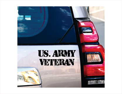 US. Army Veteran Decal Sticker - FREE shipping