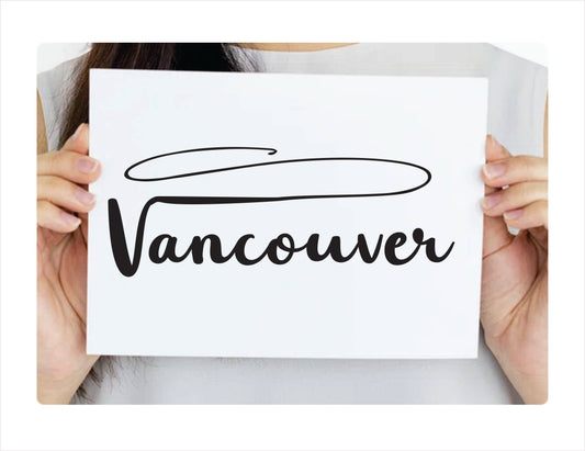 Vancouver Fishing Decal Sticker - FREE shipping