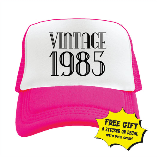 Vintage 1985 Trucker Hat Cap