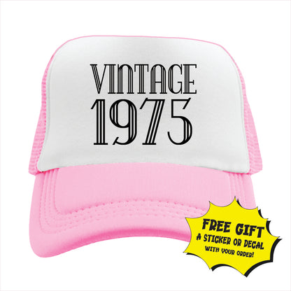 Vintage 1975 Trucker Hat Cap