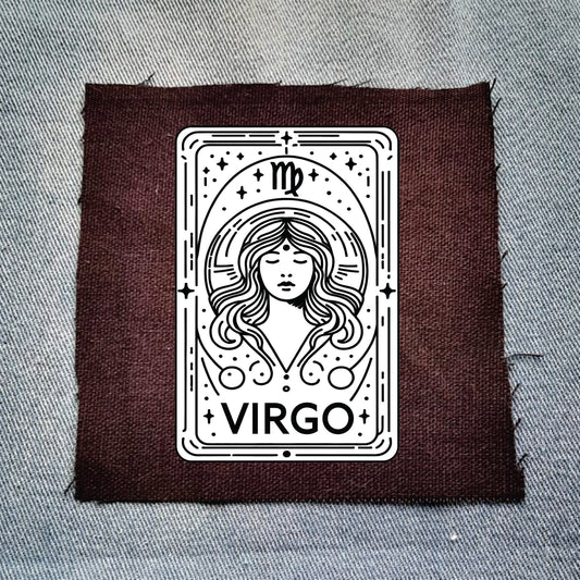 Virgo Zodiac Black Patch