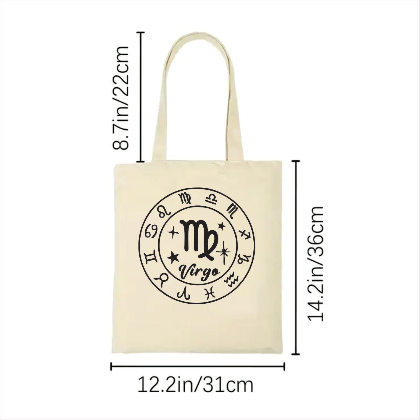 Virgo zodiac horoscope tote bag 2