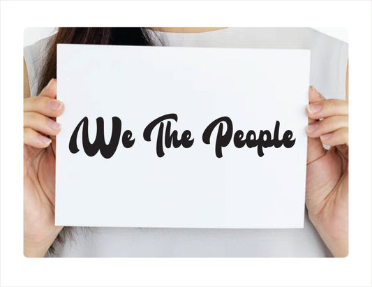 We The People Decal Sticker - FREE shipping