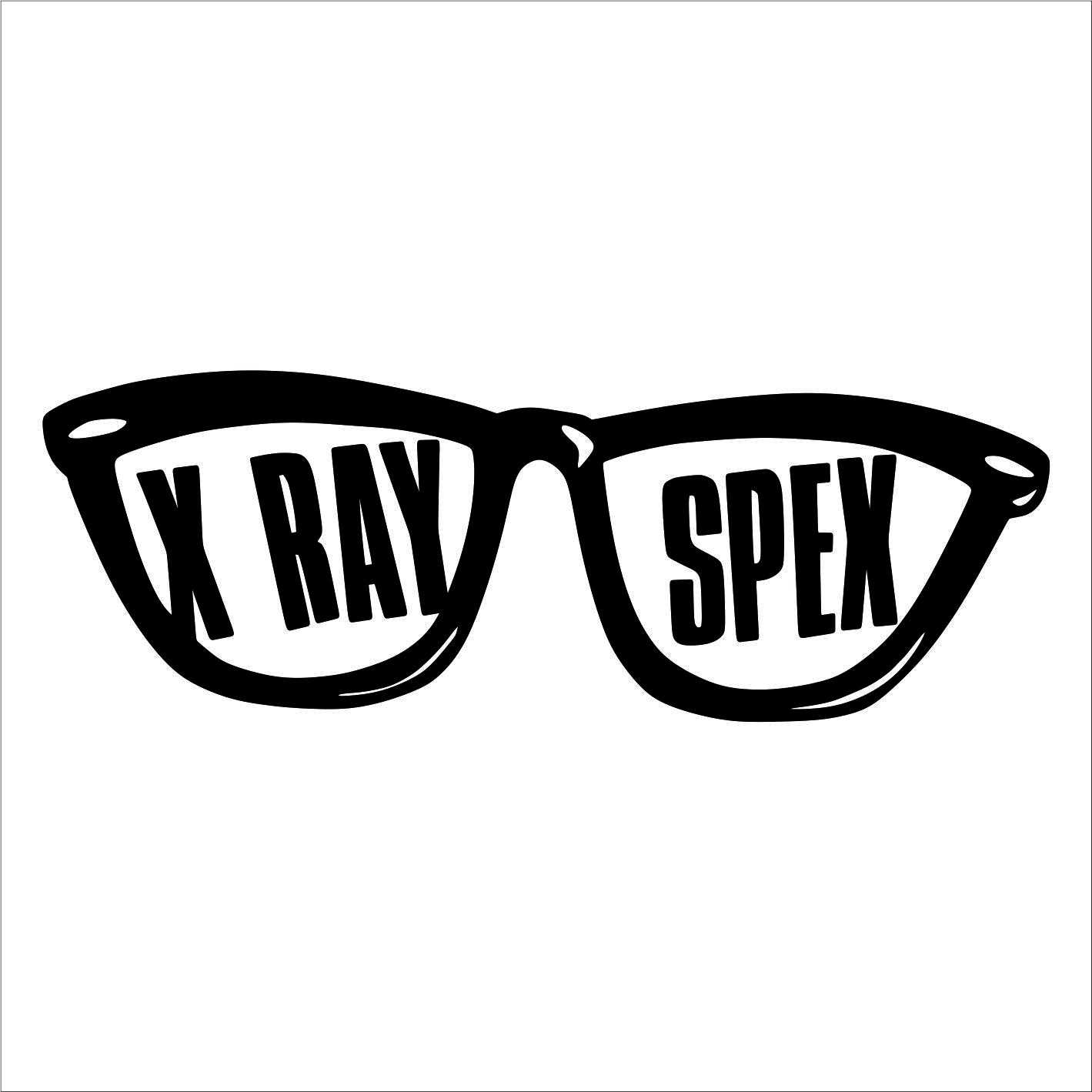 X ray spex Band Decal