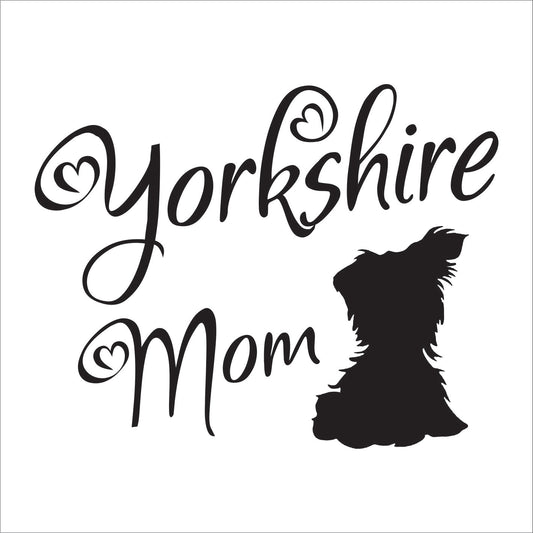 Yorkshire Mom Decal Sticker