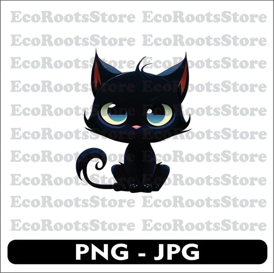 Cat PNG JPG Sublimation File