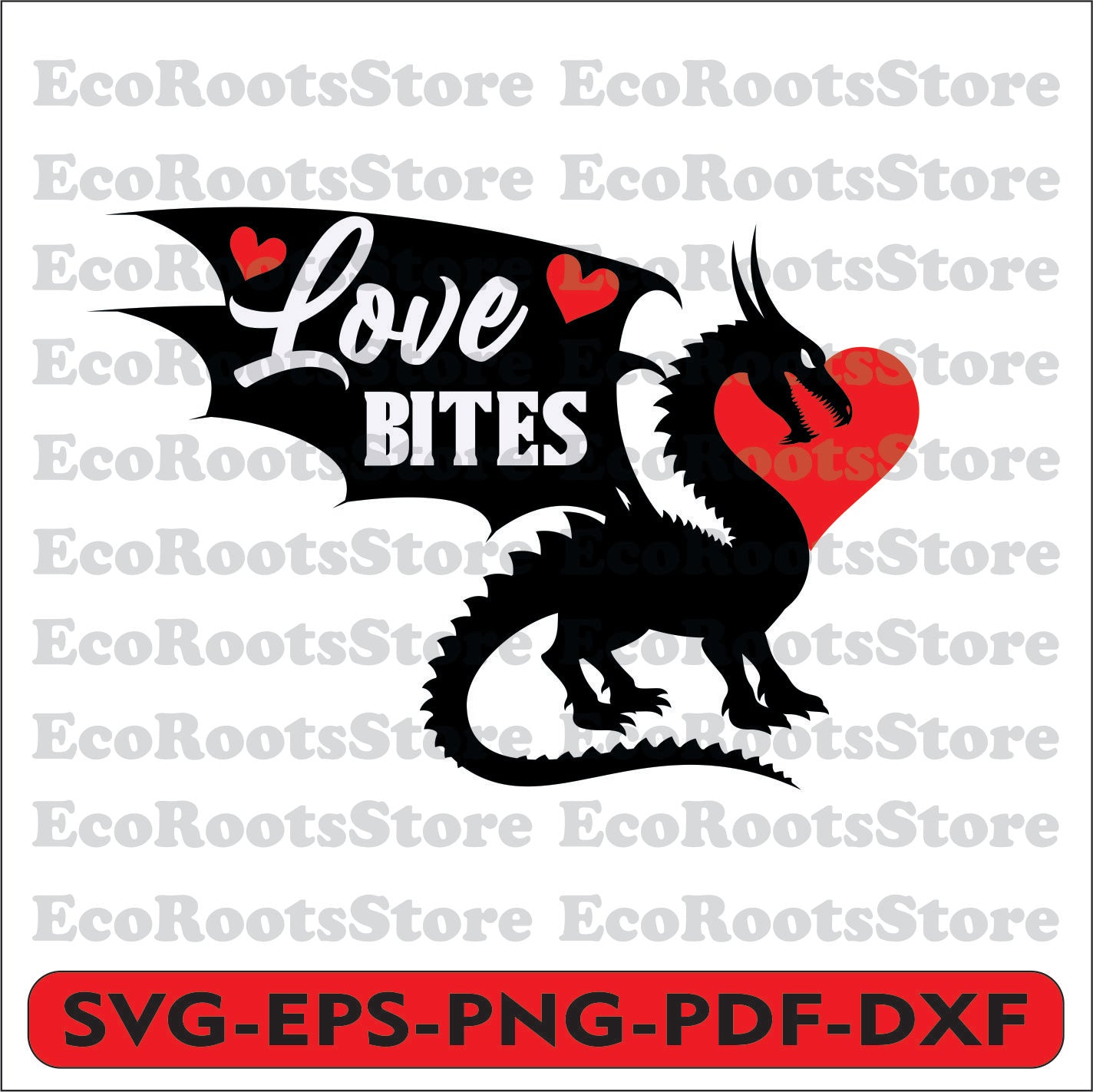 Love Bites SVG EPS PNG PDF DXF Cutting File