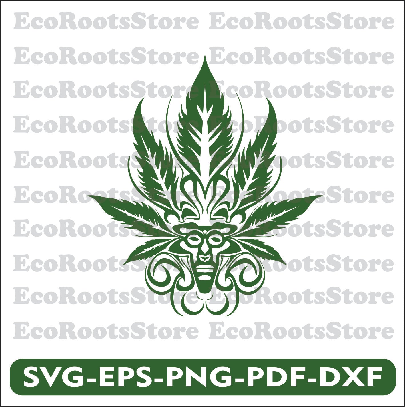 Mister Cannabis SVG EPS PNG PDF DXF Cutting File