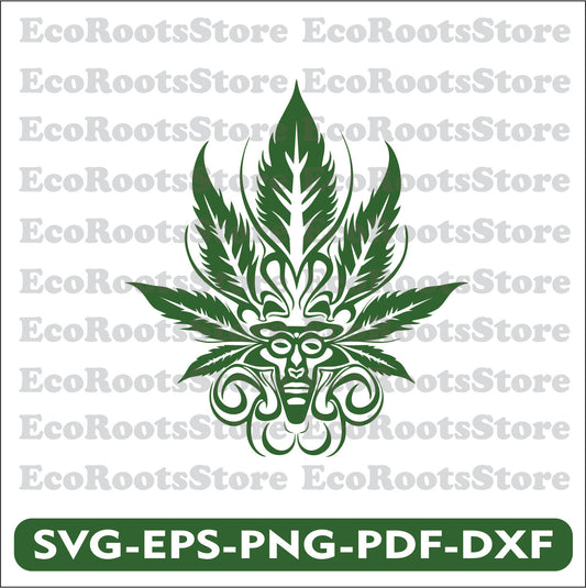 Mister Cannabis SVG EPS PNG PDF DXF Cutting File